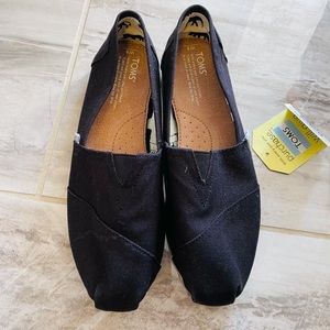 Size 9 Black Toms - New with Tags